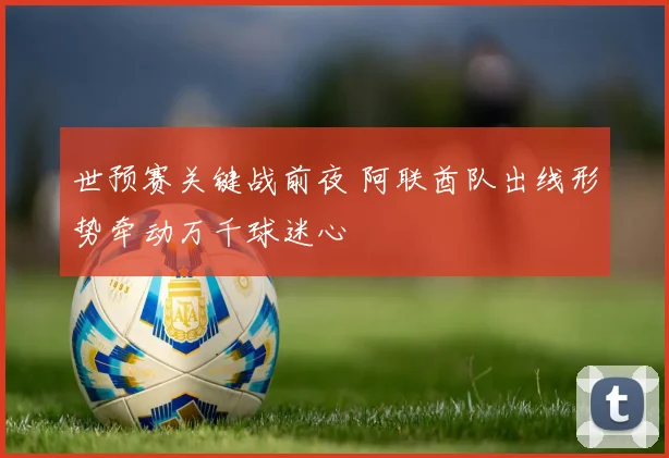 世预赛关键战前夜 阿联酋队出线形势牵动万千球迷心